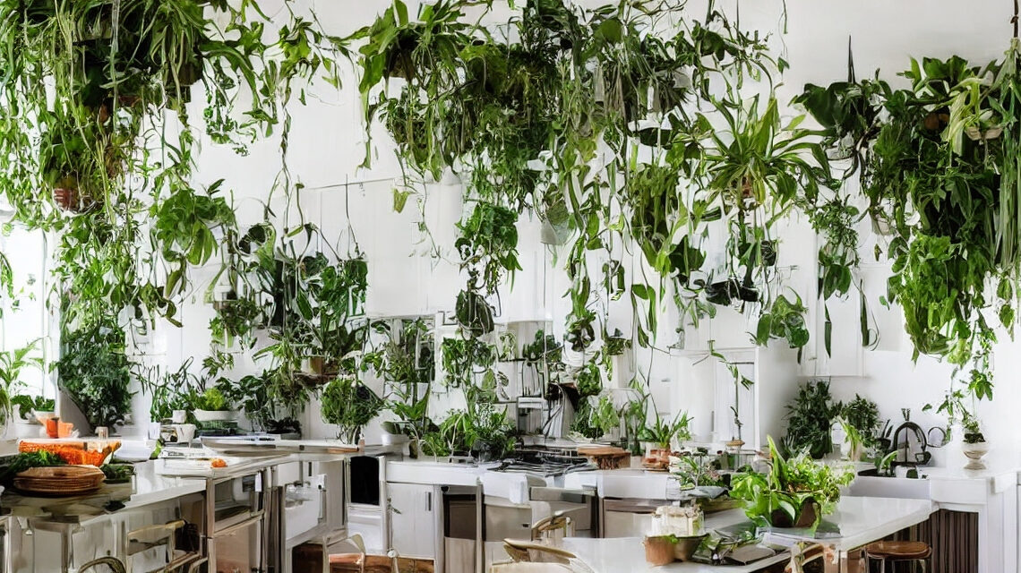 Hængeplanter i køkkenet: De bedste valg til at opgradere dit madlavningsspace